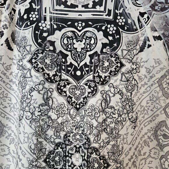 Style & Co 3/4 sleeve top XL Polyester 100% - Picture 5 of 8